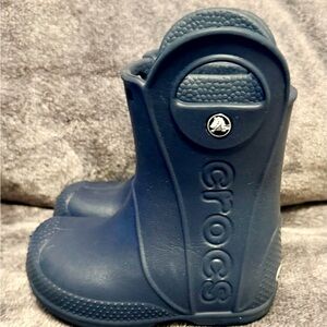 Crocs Toddler 6  Navy Blue  Rain Boots